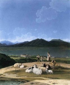 View Of Tegernsee — Wilhelm Von Kobell
