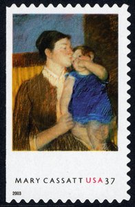 37c Young Mother Stamp — United States Postal Service