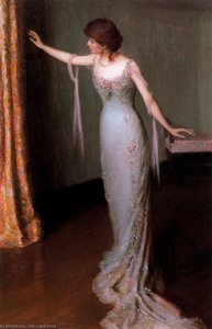 Lady In An Evening Dress — Lilla Cabot Perry