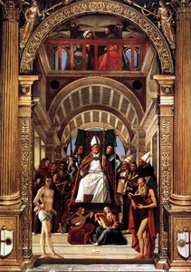 Altarpiece Of St Ambrose — Alvise Vivarini (luigi Vivarini)
