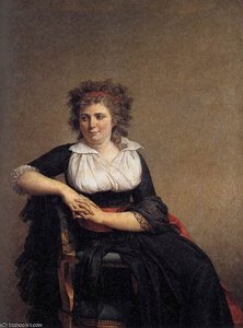 Portrait Of The Marquise D_orvilliers — Jacques-louis David