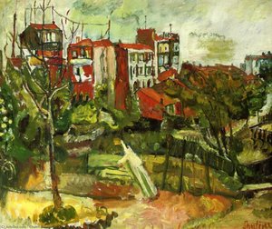 Suburban Landscape With Red Houses — 夏伊姆·苏汀