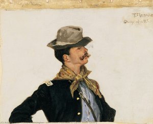 Tenente Powhatan H. Clarke, Decimo Cavalleria — Frederic Remington