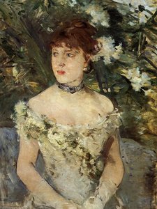 Young Woman Dressed For The Ball — Berthe Morisot