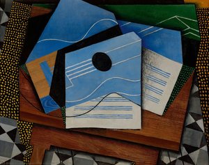 Gitarre Auf Einem Tisch — Juan Gris