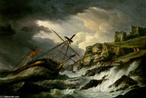 A Shipwreck, Said To Be `the Dutton — Thomas Luny