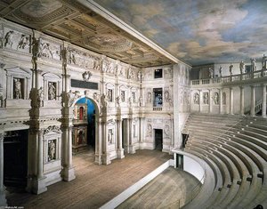 'view Of The ''scaenae Frons''' — Andrea Palladio