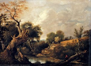 The Harvest Field — John Constable