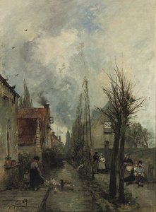 The Canal, Delft — Johan Barthold Jongkind