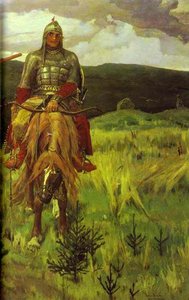 Tree Bogatyrs. Detail — Victor Vasnetsov