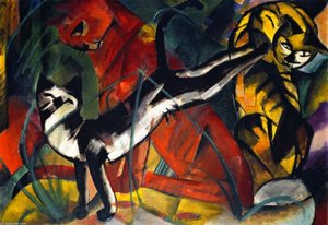 Tre Gatti — Franz Marc