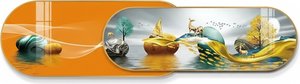 Abstract Landscape Canvas Wall Art – Serene Vista
