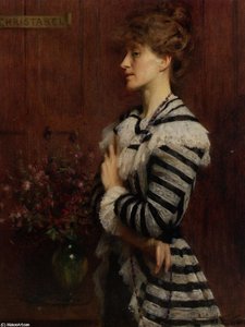 Portrait Of Christabel Cockerell — Arthur Hacker
