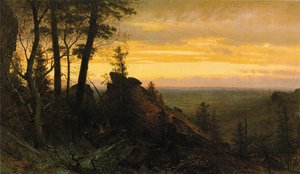 Twilight In The Shawangunk Mountains — Thomas Worthington Whittredge