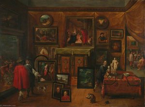 The Interior Of A Picture Gallery — Frans Francken Iii.