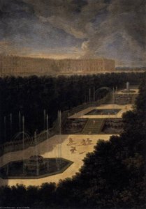 View Of The Three-fountain Grove — Jean Ii Cotelle