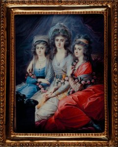 Three Sisters, Countesses Thun Von Hohenstein — Wincenty Fryderyk De Lesseur