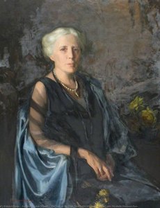 The Lady In The Blue Cloak (mrs Maitland Ramsay, Née Elizabeth Margaret Pace) — Douglas Gordon Shields