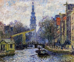Canal In Amsterdam — Claude Monet