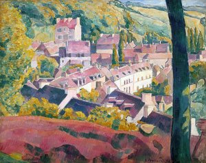 Pont-aven Seen From The Bois D'amour — Émile Bernard
