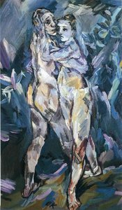 Two Nudes (lovers) — Oskar Kokoschka