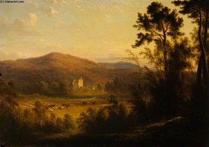 View Of A Scottish Castle — James William Giles