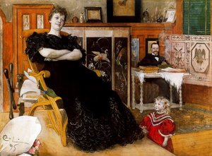 Portrait Of Anna Petersson-norrie — Carl Larsson
