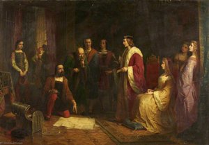 Cabot And His Son, Sebastian, At The Court Of Henry Vii — John Adam Houston