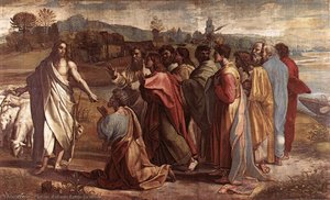 La Consegna Delle Chiavi — Raffaello