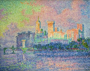 The Papal Palace, Avignon, 1909 — Paul Signac