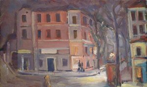 Street Scene (possibly Italy) — Theodor Kern