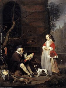 The Poultry Seller — Gabriel Metsu