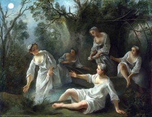 The Four Times Of Day - Evening — Nicolas Lancret