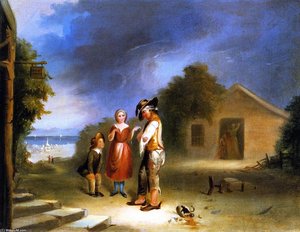 The Drunkard's Plight — Duncanson Robert Seldon