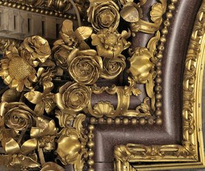 Gilt Metal Decoration On The Porphyry Frames Of The Central Mosaic Compostion Panel, Chapel Of St, John The Baptist — António Arrighi Ii