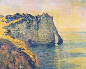 Cliffs Of The Porte D'aval — Claude Monet