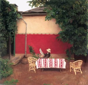 Red Wall — Károly Ferenczy