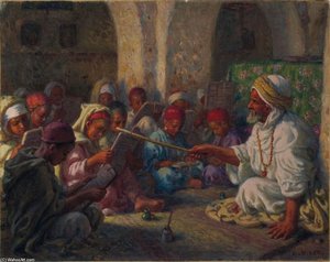L’ecole Coranique — Alphonse Etienne Dinet (nasreddine Dinet)