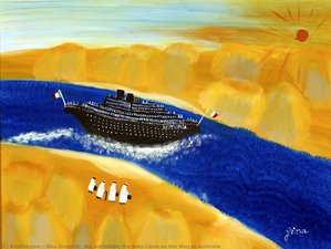 We Are Sailing The Suez Canal On Our Way To Australia — Gina Sinozich