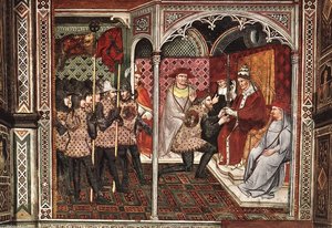Pope Alexander Iii Receives An Ambassador — Spinello Aretino