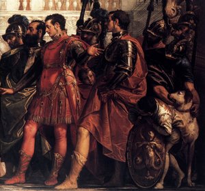 The Family Of Darius Before Alexander (detail) — Paolo Veronese