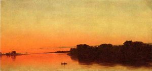 Twilight On The Sound, Darien, Connecticut — John Frederick Kensett