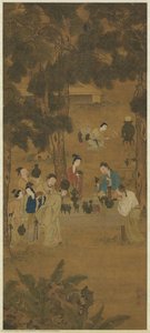 Überprüfung Von Antiquitäten — Liu Songnian (oder Liu Sung-nien)