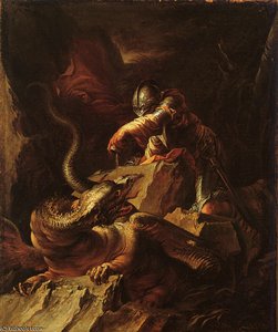 Jason Charming The Dragon — Salvator Rosa