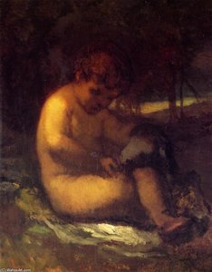 Cupid (also Known As St. John) — William Morris Hunt