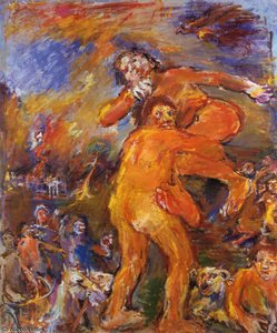 Thésée Et Antiope, Huile Sur Toile, — Oskar Kokoschka