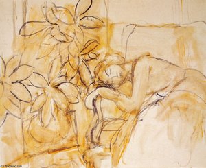 Nukkuva Hahmo, Öljy Kankaalla, Nice, Matisse'n Museo — Henri Matisse