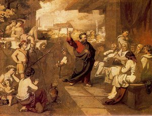 St. Paul In The Areopagus — Mariano Fortuny