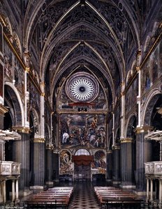 View Of The Nave And The Inner Façade — Giovanni Antonio De Sacchis (il Pordenone)