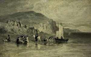 Coast Scene Near Hastings — David Cox The Elder